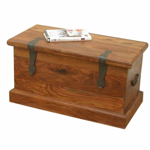 Indian Wooden Storage Trunks | Wooden Trunks for Sale | Sheesham Wooden Trunk from India | Wood ...